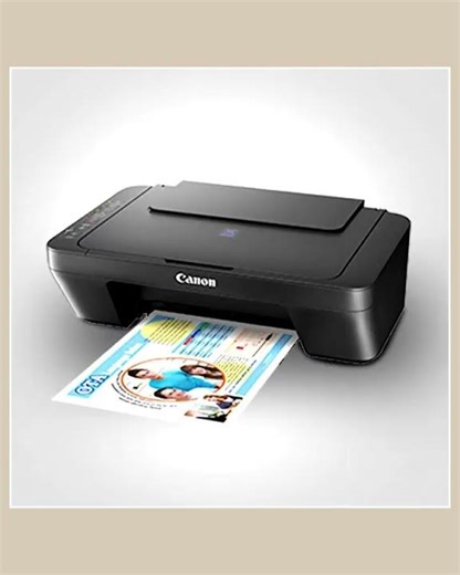 Canon PIXMA E470 All in One (Print, Scan, Copy) WiFi Ink Efficient Colour Printer for Home