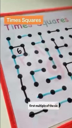 Times Squares! This is an easy pen and paper game to make learning times tables fun