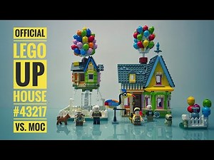 Lego #43217 Disney Pixar Up House vs unofficial version - Speed Build & Pictures