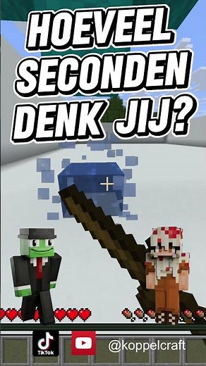 Dit blok hakken in Minecraft… 😅 Hoe snel?!