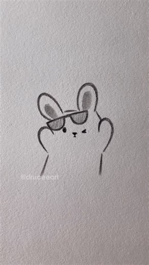 Drucee Art | How to Draw Cute Things | Cute Things to Draw When Bored - day 224 . . How to Draw Happy Bunny . . #bunny #rabbit #happy #cute draw cutethings drawing easy sketch... | Instagram