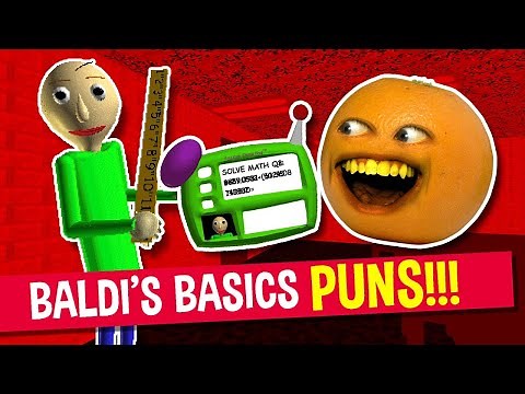Baldi's Basics PUNS and JOKES! | Annoying Orange