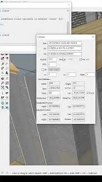 Sketchup Camera Settings