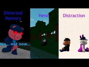 Completing Distorted Memory, Heist and Distraction | Roblox Piggy