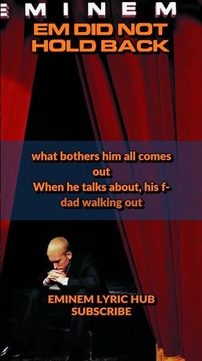 Em Did Not Hold Back | Eminem - Sing For The Moment Lyrics #shorts