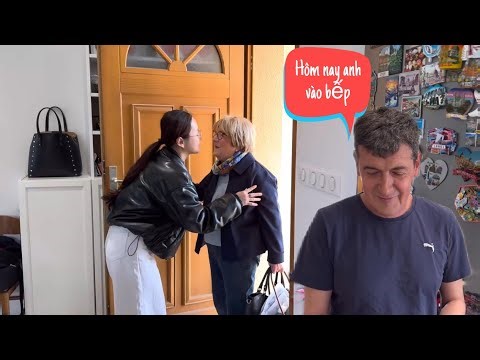 Ô xã vào bếp làm món khai vị, Bông khi nào có người yêu sẽ học làm món này, Mai le cuộc sống ở Pháp