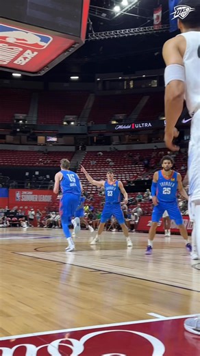 158K views · 1.1K reactions |  Court side view of the feed from Topić with the finish from BC | Oklahoma City Thunder | Facebook