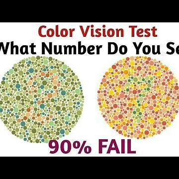 What number do you see ? - 90% Fail | Color Vision Test