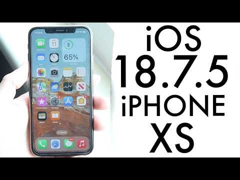 iOS 18.7.5 On iPhone XS! (Review)