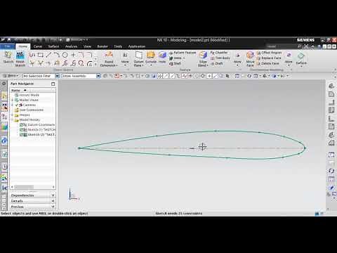 How to create wing in NX 10 CAD