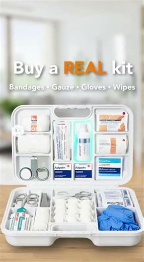 Keep your family safe with a first aid kits. Fast and easy!