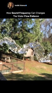 Inside Science | Follow (us) @inside_science_ Sound waves aren't just something we hear — they physically shape the world around us. In this experiment,... | Instagram