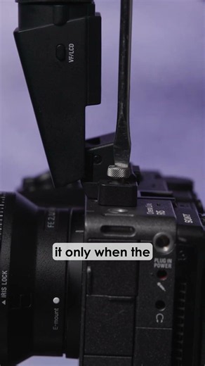Sony FX5 EVF Explained!