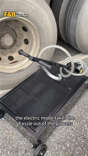 Just upgraded my garage setup with this 25-gallon low profile oil drainer.
