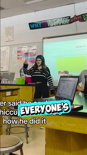 The Teacher Had a Strange Plan to Cure Her Hiccups 😳 #shorts