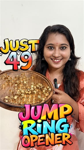 Jo Handmade on Instagram: "Jump rings made easy ✨ One tool, perfect finish. Open & close jump rings in seconds 🔧 Every jewelry maker’s must-have tool 💎 #beads #diy #handmade #wholesale #johandmade"