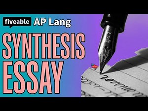 AP English Language CRAM – Synthesis & Rhetorical