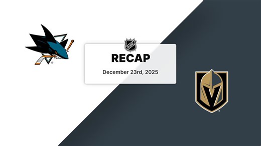 SJS at VGK | Recap