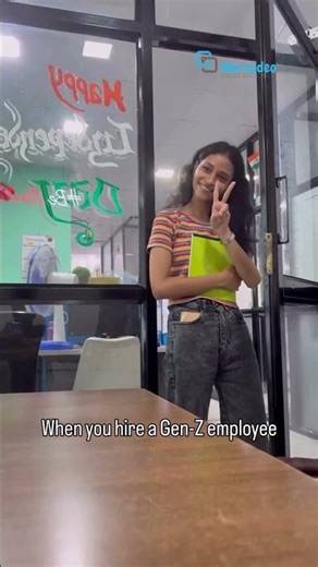 When You hire a Gen-Z In your Office.