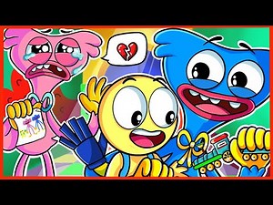 KISSY MISSY IS SO SAD WITH HUGGY WUGGY & PLAYER! Poppy Playtime Animation #28