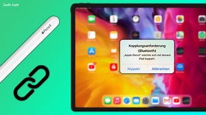 Apple Pencil mit dem iPad verbinden