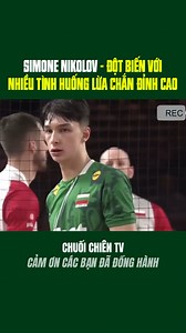 Simone Nikolov cây chuyển hai trẻ sinh năm 206 với chiều cao 2m09 gây đột biến với nhiều tình huống lừa chắn đỉnh cao đầy triển vọng của Bulgari #bongchuyenvietnam #volleyball #chuoichientv | Bóng Chuyền Chuối Chiên TV