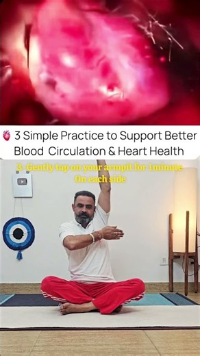 ❤️ 3 Simple Exercises to Support Heart Health & Blood Circulation! #hearthealth