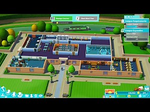 Two Point Campus Gameplay (PC UHD) [4K60FPS]