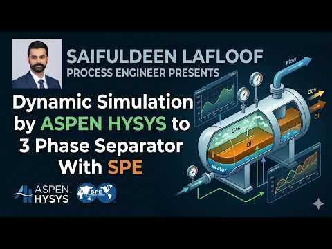 Dynamic Simulation by ASPEN HYSYS to 3 Phase Separator With SPE