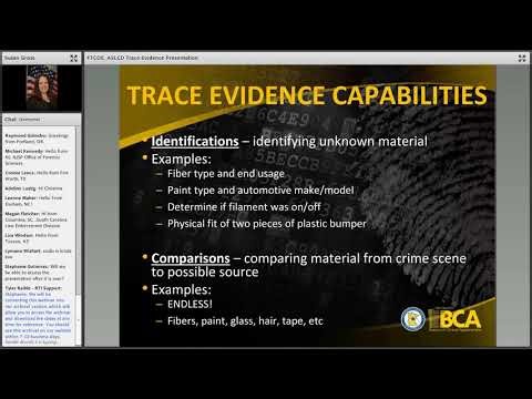 Trace Evidence for the Crime Laboratory