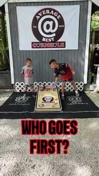How to Determine Who Goes First in Cornhole