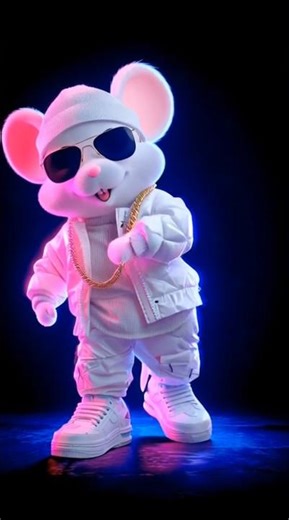 Hip Hop Dancing Cute mouse 🐭#shorts #hiphopmusic