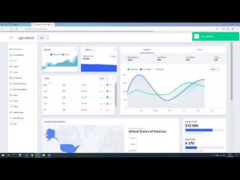 How to run Angular ngx-admin template with .NET Core backend