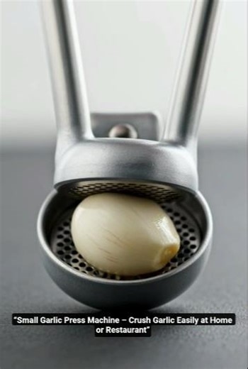 “Small Garlic Press Machine – Crush Garlic Easily at Home or Restaurant”#hydraulicpress