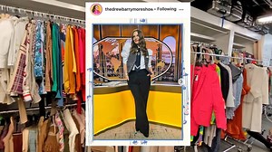 15K views · 622 reactions | Drew takes you behind the scenes where all the (fashion) magic happens: Drew's Dressing Room! Learn where Drew and her wardrobe stylist, Lee Harris, get inspiration for her outfits, and what article of clothing Drew never leaves the studio without! 痢 | The Drew Barrymore Show | Facebook