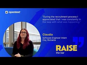 Kick-start your career with an OpenText internship