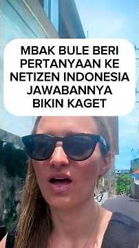 A Foreigner Asks Indonesian Netizens a Question... Their Answers Are Shocking!