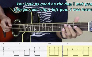 CLOSER - The Chainsmokers - Fingerstyle Guitar Tutorial TAB