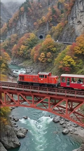 【4K絶景】黒部峡谷｜エメラルドの渓流と紅葉に包まれる日本の秘境🚂🍁