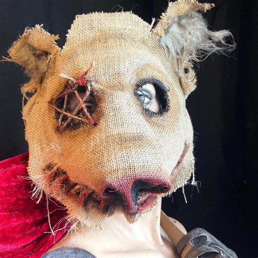 Pig Mask: Swine, Boar, Halloween Costume Horror Movie Prop - Etsy