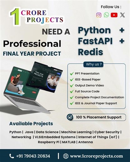 🚀 Need a Professional Final Year Project? | #1croreprojects