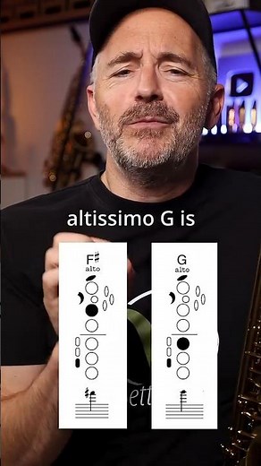 Altissimo G Fingering on Alto Sax
