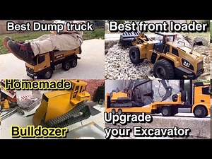 🛠 HOW I UPGRADE Huina Excavators ⚙️ & BEST Rc Construction Equipment you can buy for CHEAP!