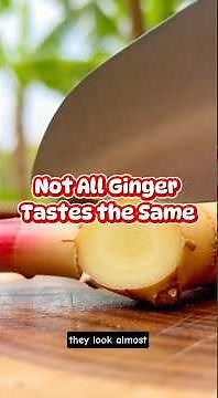 Fresh vs. Mature Ginger: Why They Taste So Different #facts #herbs #spices #shorts #garden #farming