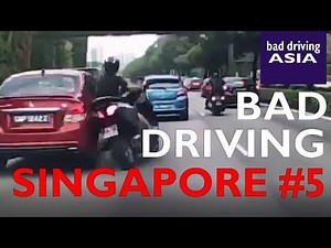 Bad Driving Singapore #5 - crash compilation