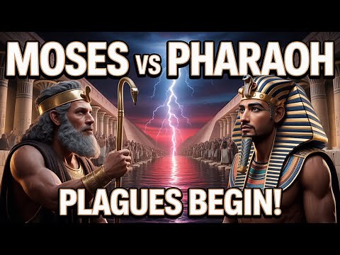 Exodus Chapter 7 Explained (Moses vs Pharaoh: Divine Miracles and Egyptian Plagues Unleashed)
