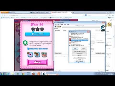 Candy Crush Saga - Cheat - Dicas de como adicionar movimentos e ter sempre vidas e itens!!!