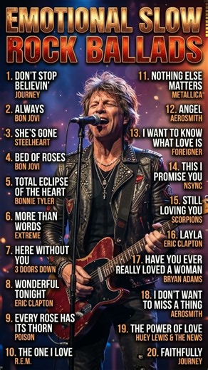 Golden Age Slow Rock 🎸 | Best 80s & 90s Romantic Ballads Ever