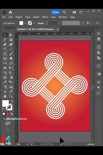 Creative Line Art Logo Design in Adobe Illustrator Minimal & Modern