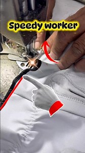 How White Leather Driver Gloves Are Finished | Black Binding Process #shorts #shortsfeed